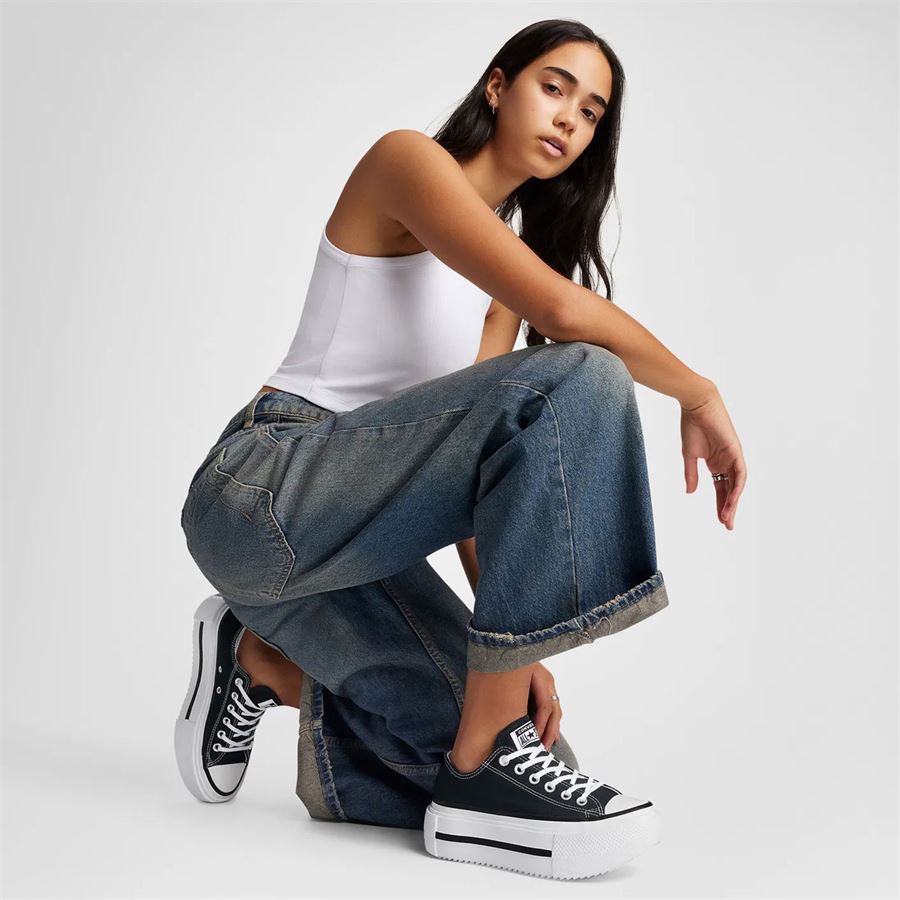 Chuck Taylor All Star Lift Double Stack Platform sneakers da donna Converse | A15490CX