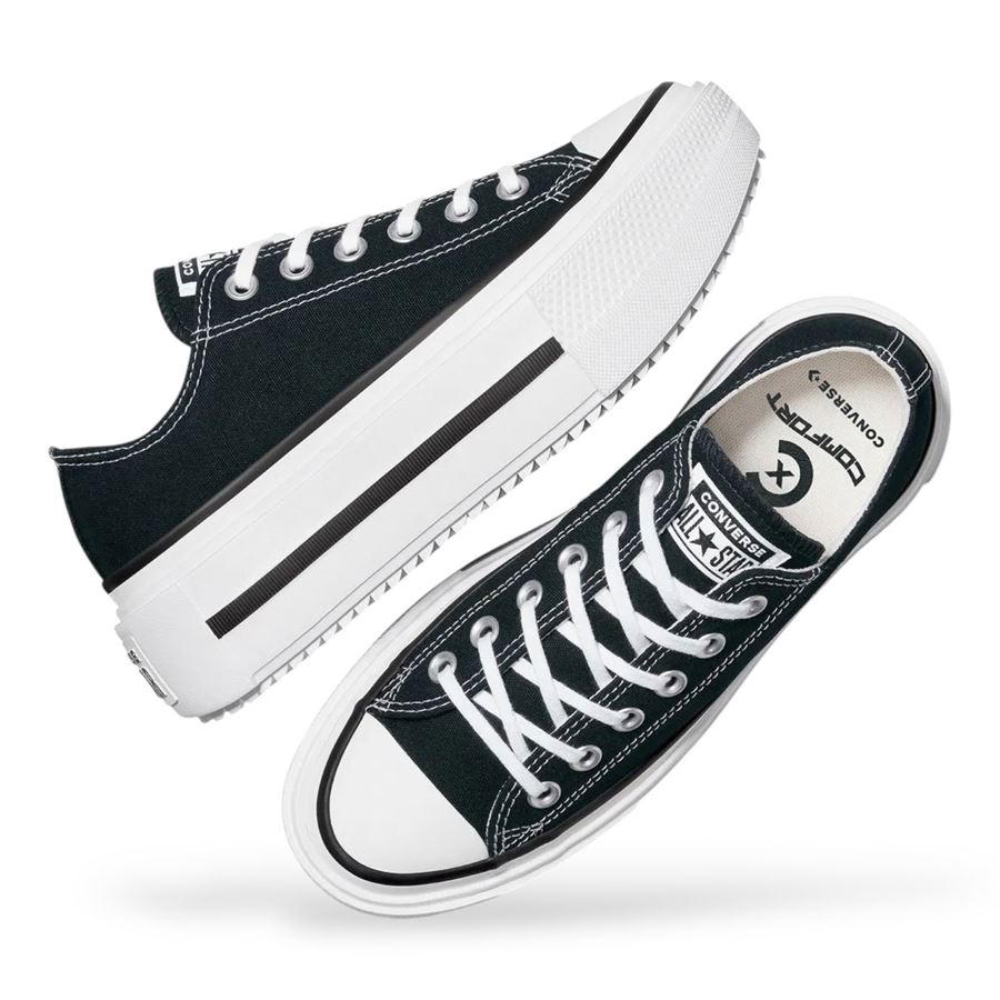 Chuck Taylor All Star Lift Double Stack Platform sneakers da donna Converse | A15490CX