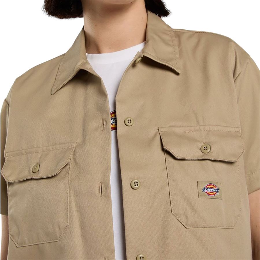 W Work Shirt Cropped Ss camicia a manica corta da donna Dickies | DKDFS573KHK