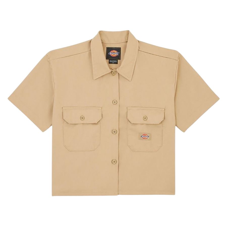 W Work Shirt Cropped Ss camicia a manica corta da donna Dickies | DKDFS573KHK