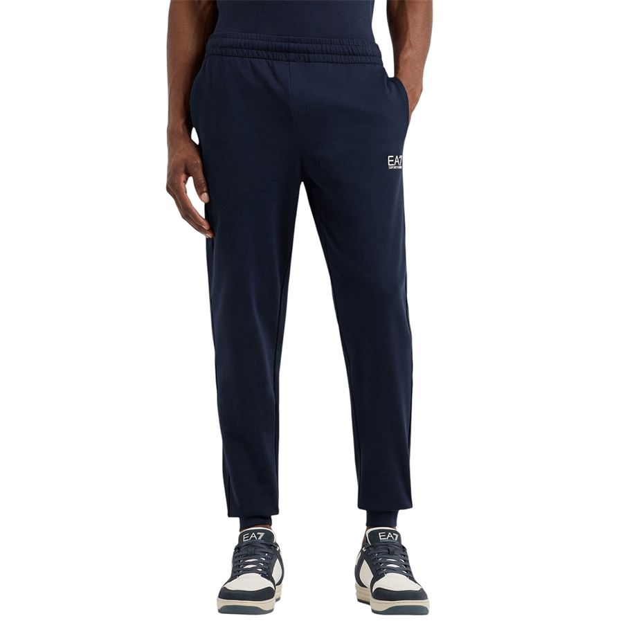 Pantaloni tuta jogger Core Identity in cotone da uomo EA7 | 8NPP661562