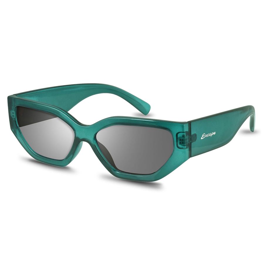 14.5 Boxy Crystal verde petrolio occhiali da sole unisex Excape | EXC1501