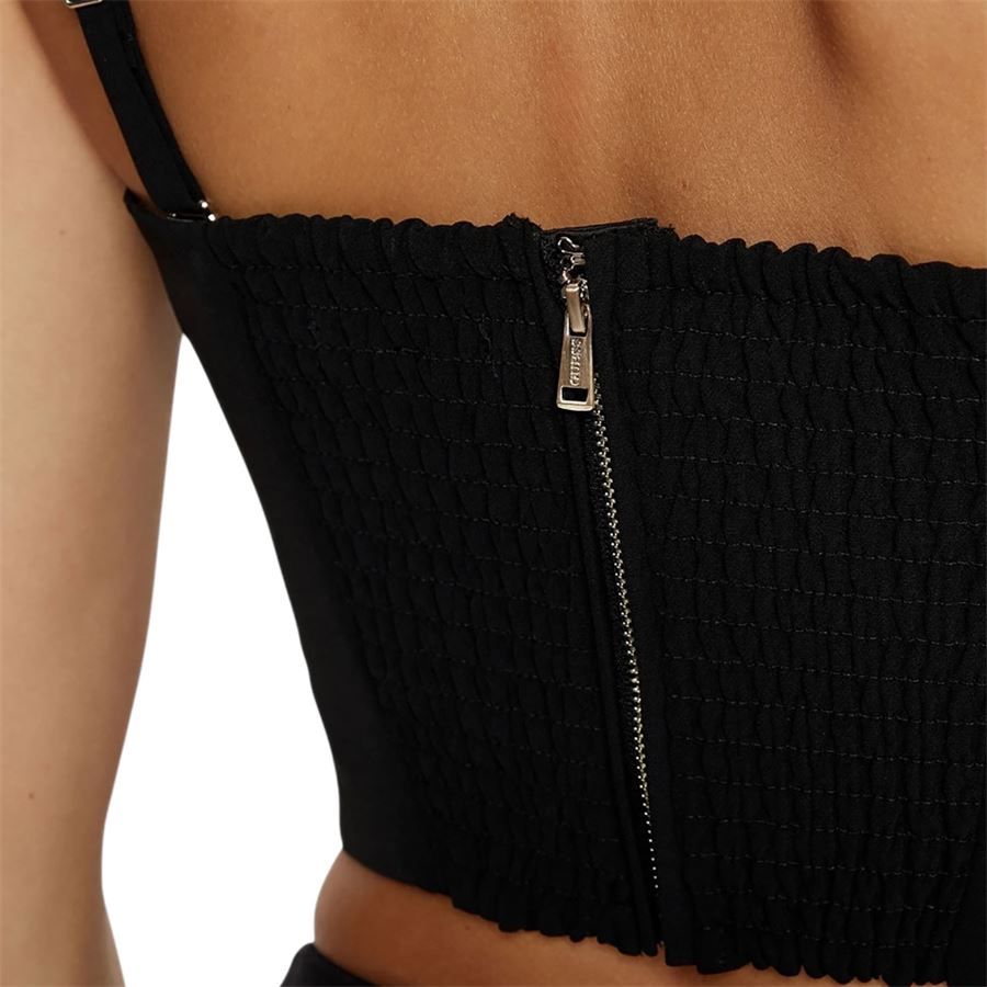Raissa Bustier Top da donna Guess | W5RH26/WGLO2JBLK