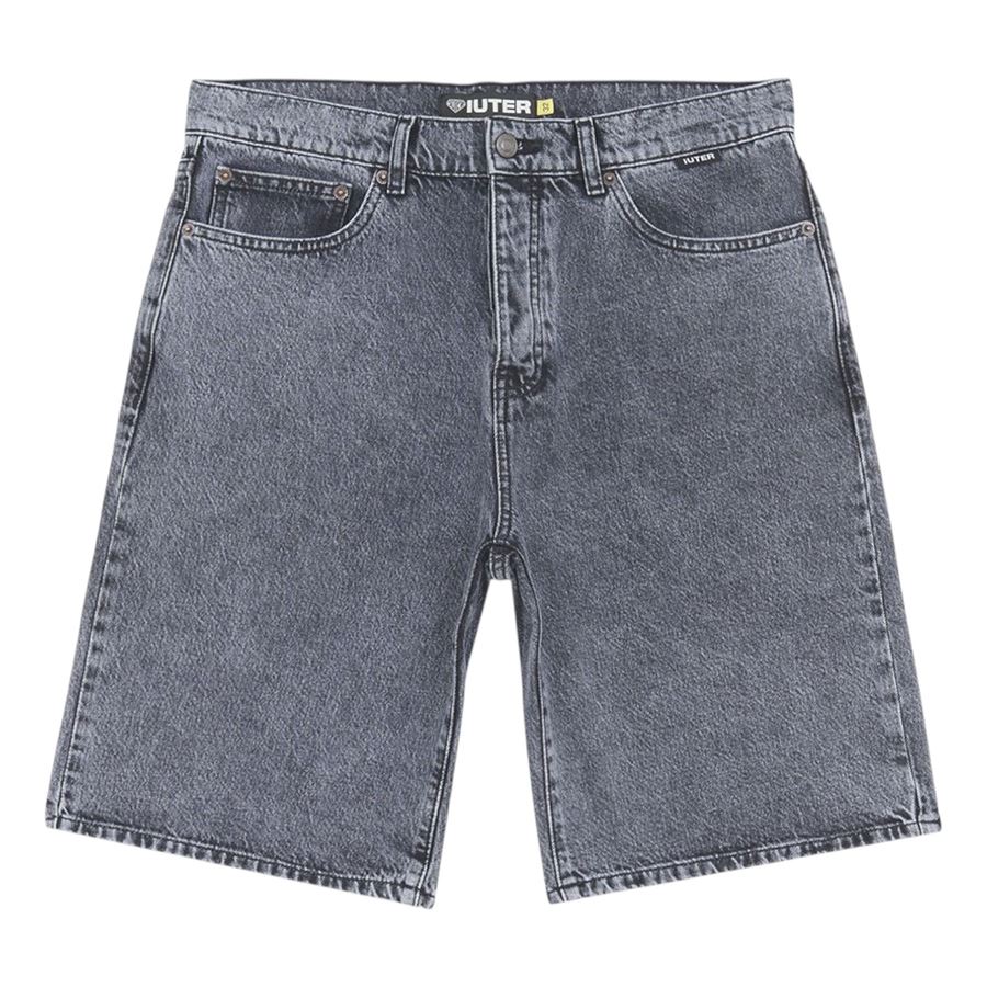 Loose Denim Shorts da uomo Iuter | CRVRIDS02GREYBLEACH