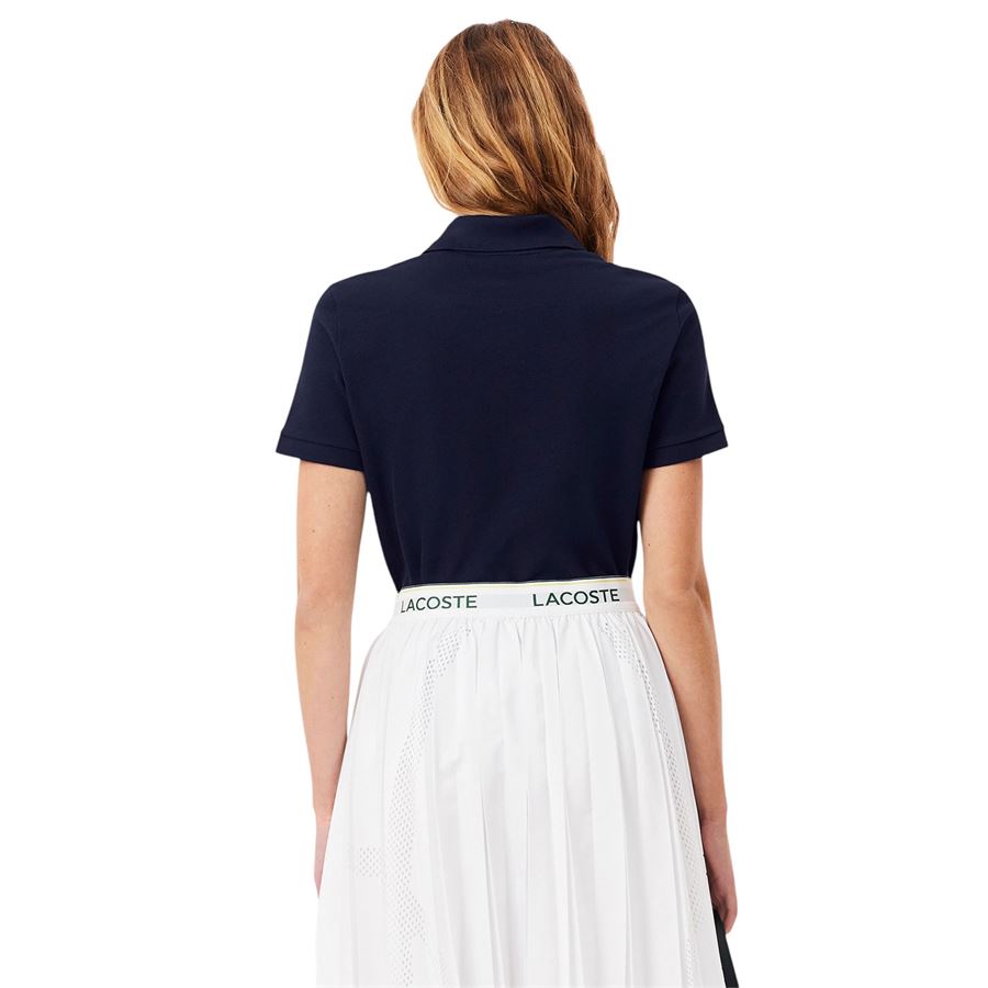 Polo manica corta regular fit in morbido petit piqué da donna Lacoste | PF7839166