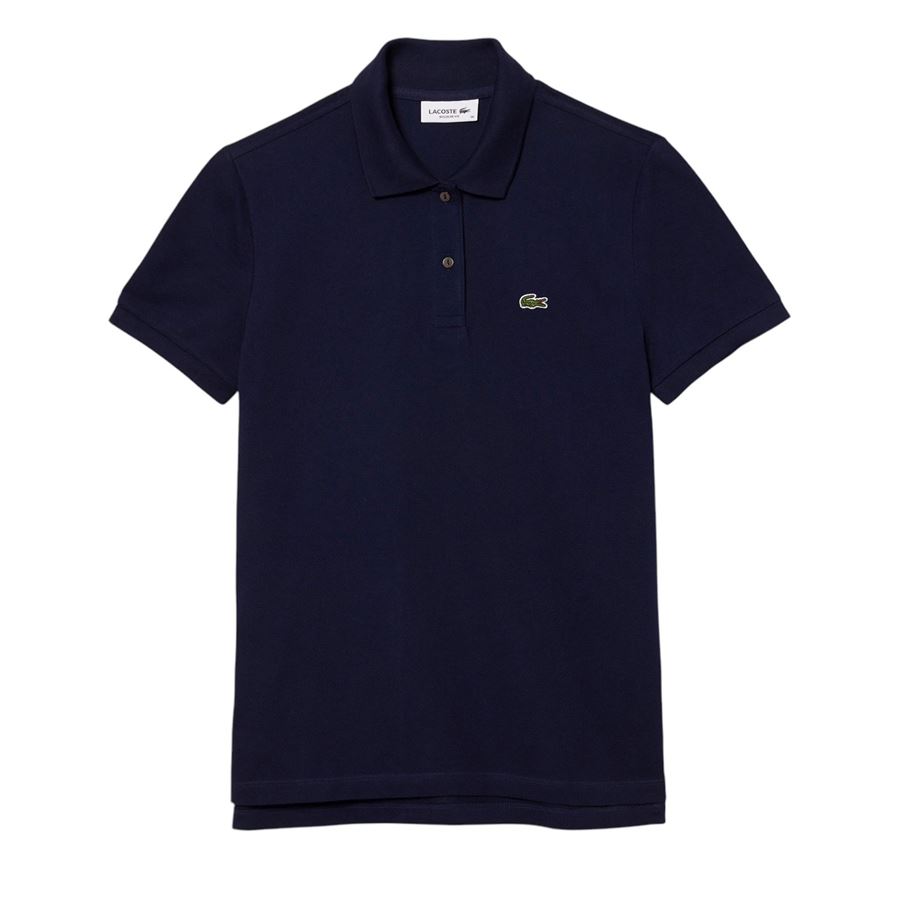 Polo manica corta regular fit in morbido petit piqué da donna Lacoste | PF7839166