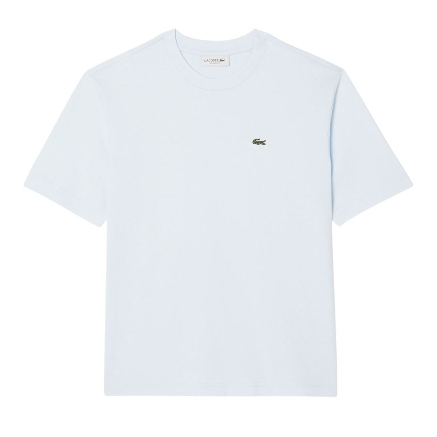 T-shirt a manica corta da donna in morbido cotone relaxed fit Lacoste | TF7215T01