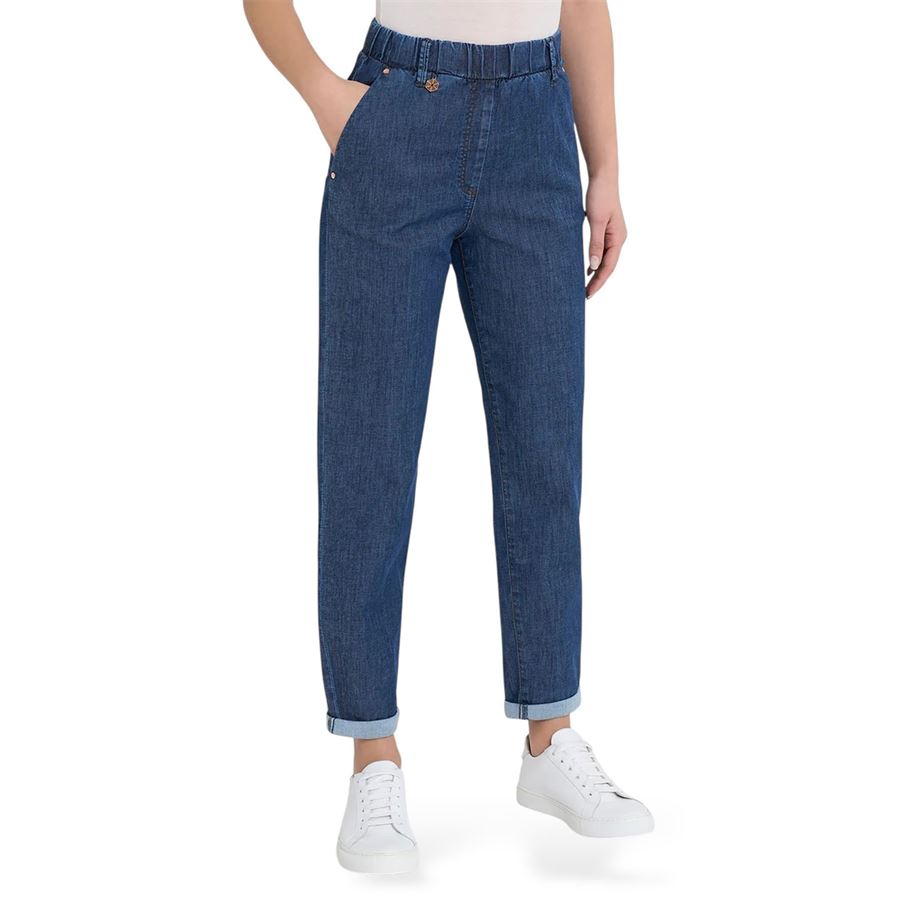 Jeans a carota con tasche in Light Denim da donna Ragno | DN18P7007