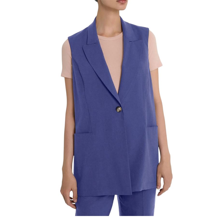 Gilet lungo in Super Natural da donna Ragno | DP79GLA18