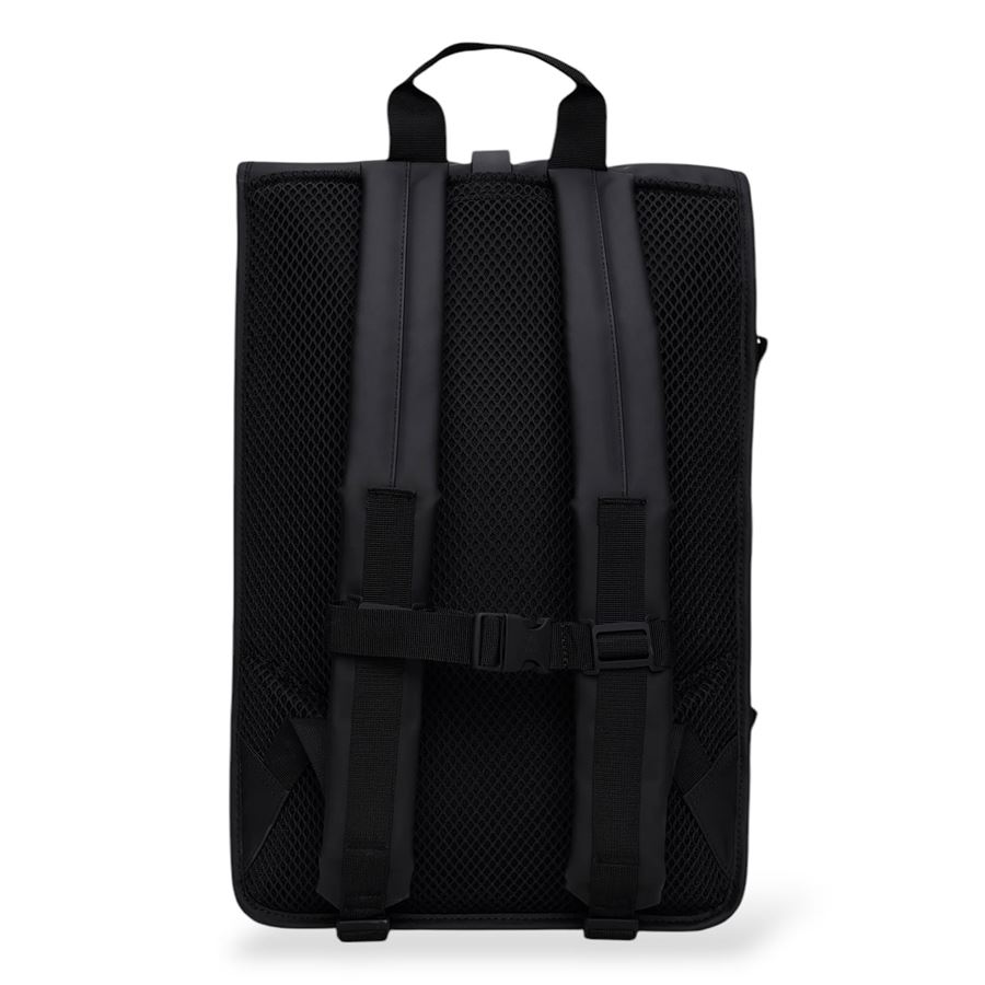 Rolltop Rucksack zaino unisex uomo donna Rains | RA13320BLA