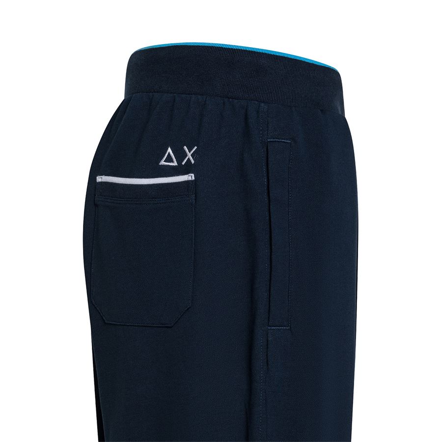 Sweatpants Piquet Small Stripes Fleece pantalone tuta da uomo Sun68 | F3513907