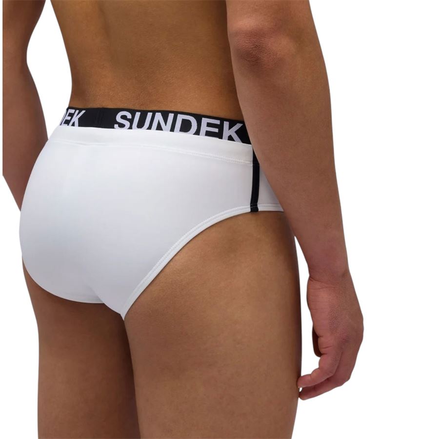 Costume mare a slip da uomo con elastico e logo Sundek | M309SSL300003901