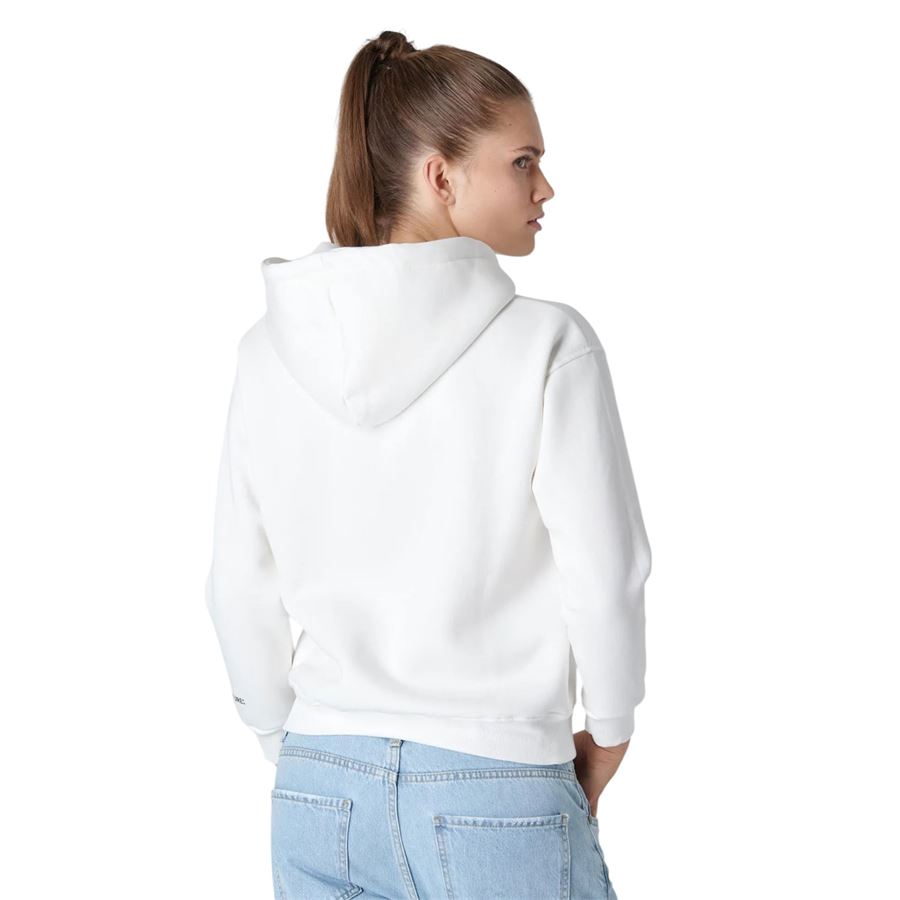 ETTA felpa con zip e cappuccio da donna Superlculture | ETTA-FWHITE